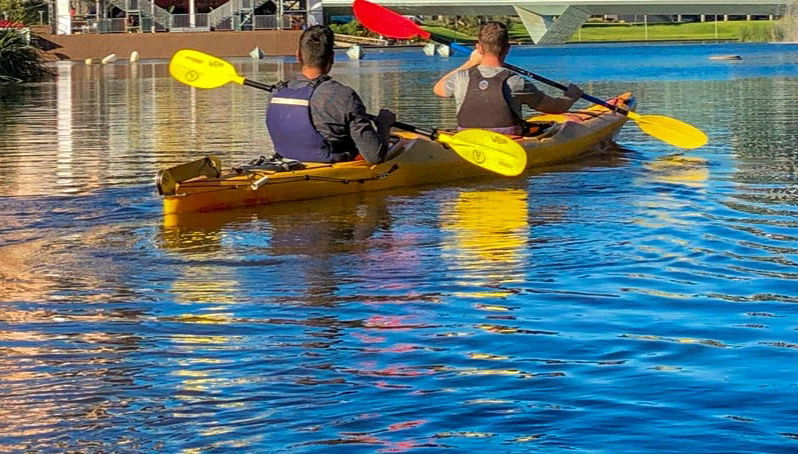 Balade en kayak sur le Fleuve Torrens