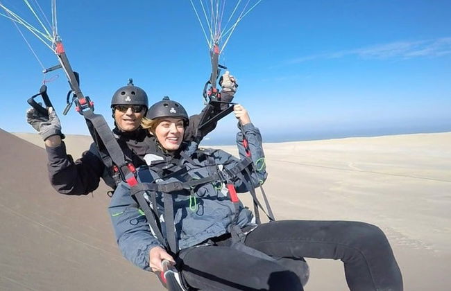 Voo de parapente sobre a Reserva Nacional de Paracas - Foto 2