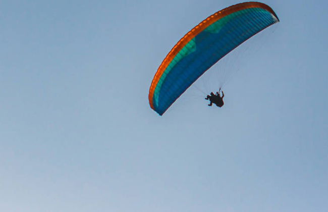 Voo de parapente sobre a Reserva Nacional de Paracas - Foto 7