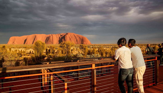 Sunrise at Mount Uluru