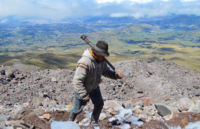 Trek jusqu'à la mine de glace du volcan Chimborazo - Photo 6