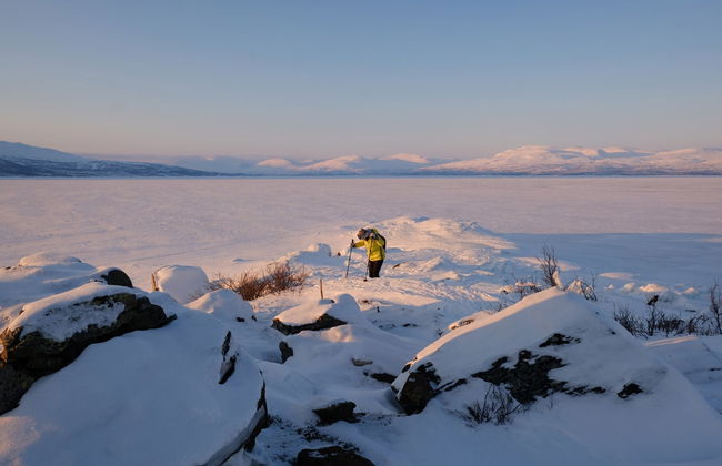 Escalada en hielo en las montañas de Abisko - Foto 6