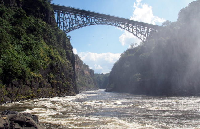 Saut à l'élastique aux chutes Victoria - Photo 1