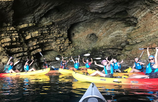 Tour de caiaque com snorkel por Cala Codolar - Foto 11