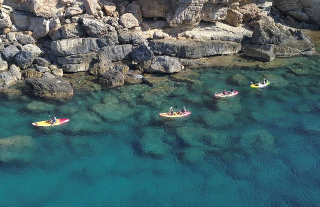 Tour de caiaque com snorkel por Cala Codolar - Foto 5