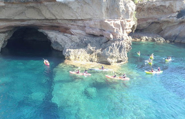Tour de caiaque com snorkel por Cala Codolar - Foto 4
