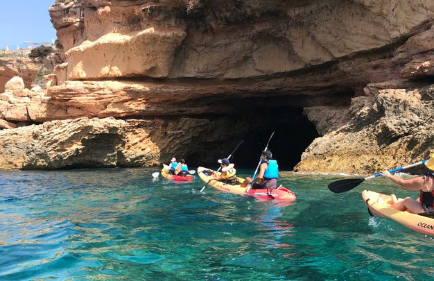 Tour de caiaque com snorkel por Cala Codolar - Foto 13