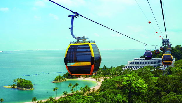 Entrada al teleférico de Isla Sentosa - Foto 2