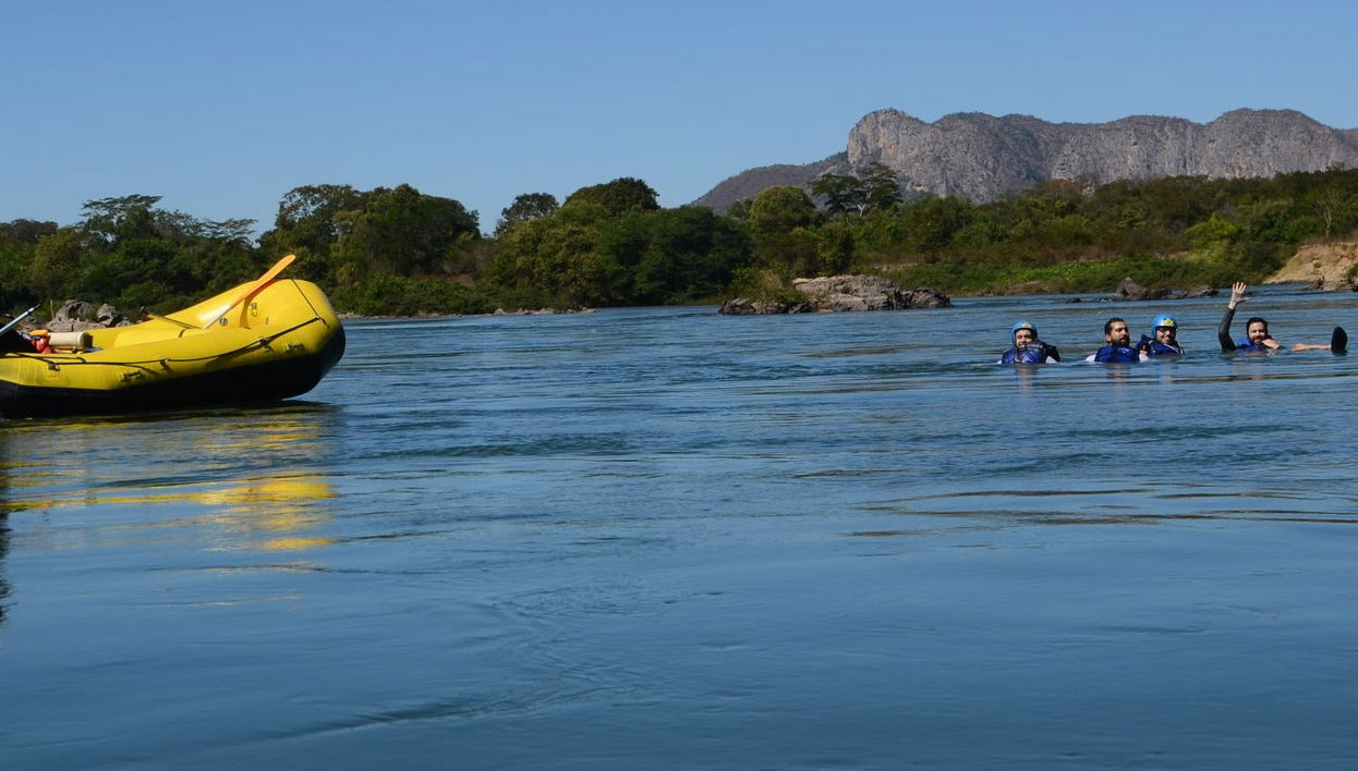 Rafting sul fiume Paraná