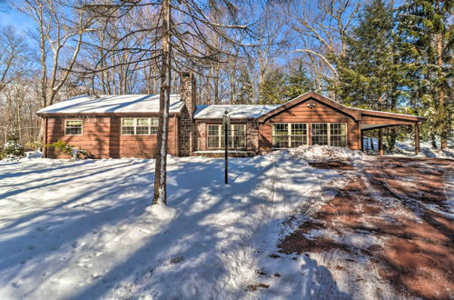 Photo 15 - Rustic Lake Harmony Home w/ Fire Pit & Hot Tub