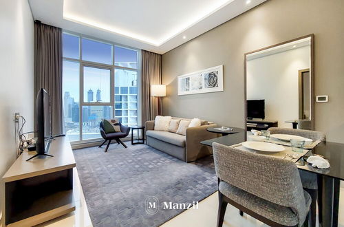 Photo 11 - Manzil - 1BR in Business Bay w Burj & Canal Views