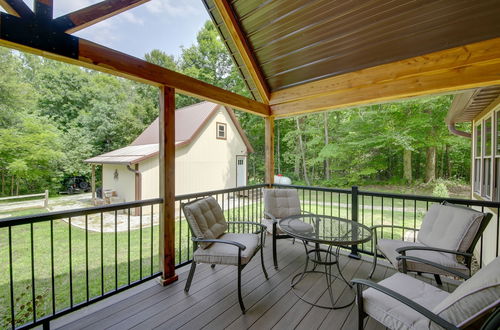 Photo 10 - Family-friendly Indiana Cabin w/ Hot Tub & Decks