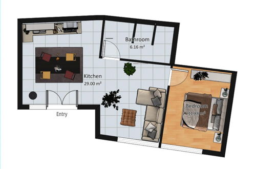 Photo 16 - Terra 5 Deluxe apartment with parking