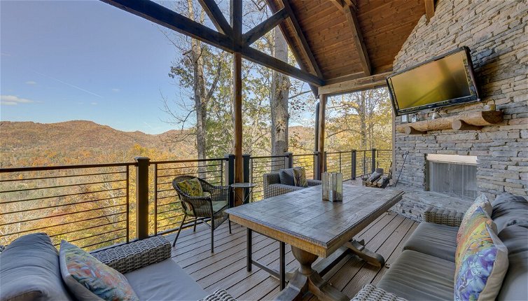 Photo 1 - Tuckasegee Home w/ Private Hot Tub & Pool Table