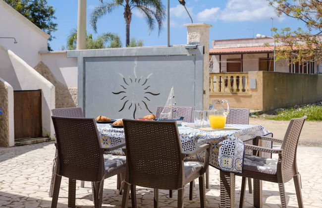 Villa Diamante Torre Lapillo With Air Conditioning, Parking And Wi-fi - Foto 1