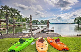 Photo 1 - Chic Waterfront Home w/ Dock on Lake