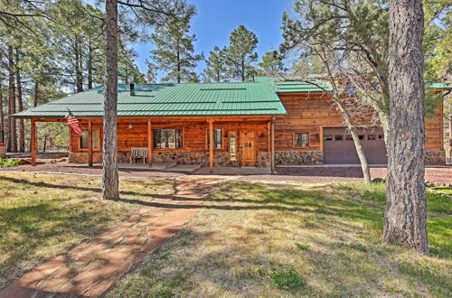 Photo 1 - Expansive Family Cabin w/ 2 Decks & Game Room