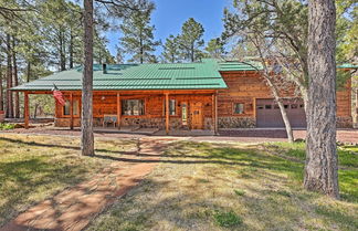 Photo 1 - Expansive Family Cabin w/ 2 Decks & Game Room