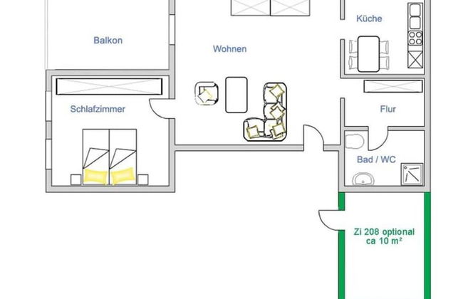 Wohnung fur 3 Personen in Altenberg - Foto 7