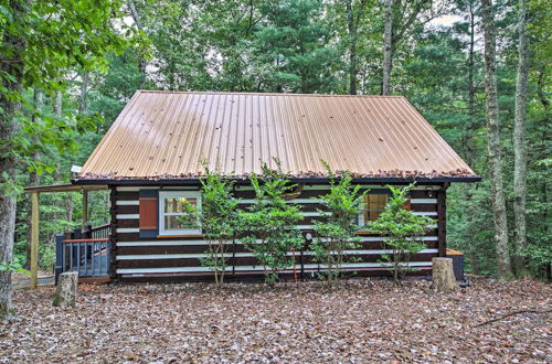 Photo 2 - Rustic Cherry Log Cabin w/ Private Hot Tub & Deck