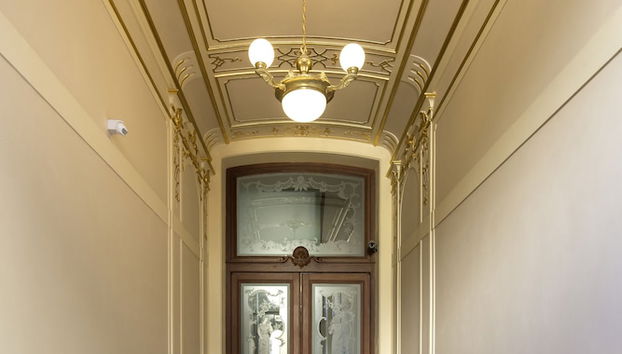 Interior entrance