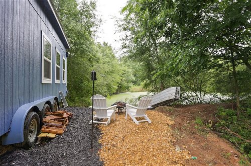 Photo 11 - Pendergrass Tiny Home Cabin on Pond w/ Fire Pit