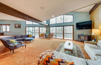 Photo 1 - Eclectic Hubertus Home w/ Game Room & Fire Pit