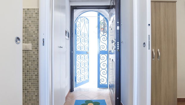 Interior entrance
