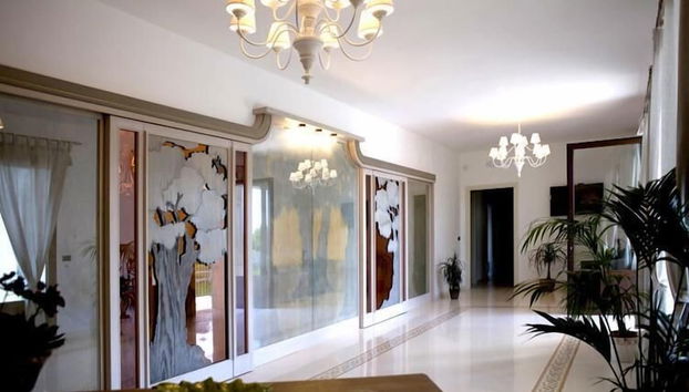 Interior entrance