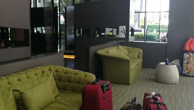 Sala de estar do lobby