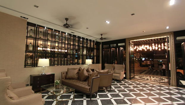 Lobby sitting area