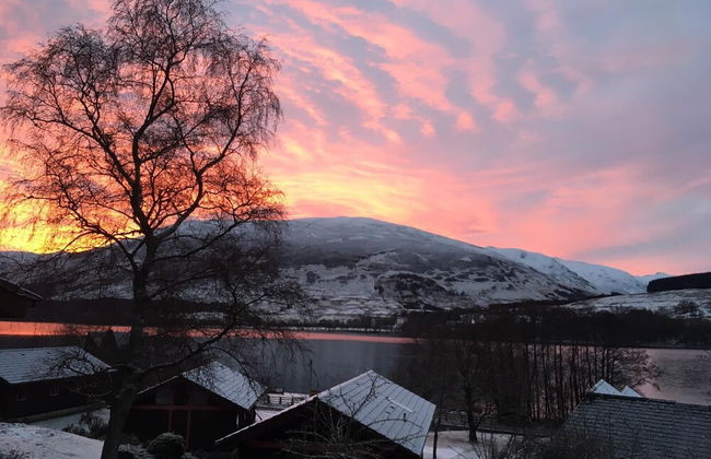 Cosy Modern Nordic Lodge w/ Loch View & Log Burner - Photo 18