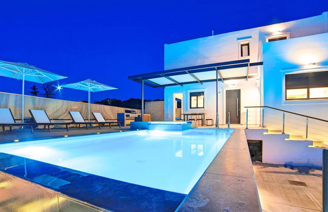 2 new Villas With Heated Pool, Rent Separately or Together at Kournas Lake - Foto 12