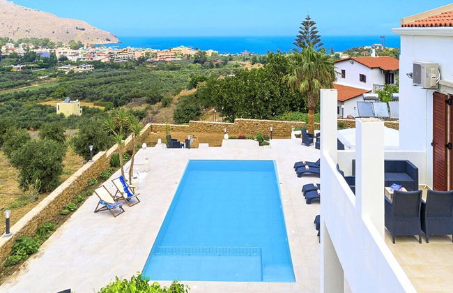 Beautiful Large Villa With Pool and sea View at Nice Georgioupolis - Foto 18