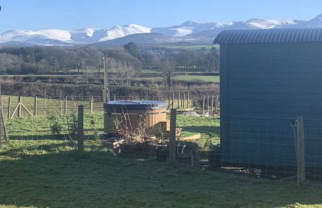 Shepherds Hut With Hot Tub, North Wales, Anglesey - Foto 9