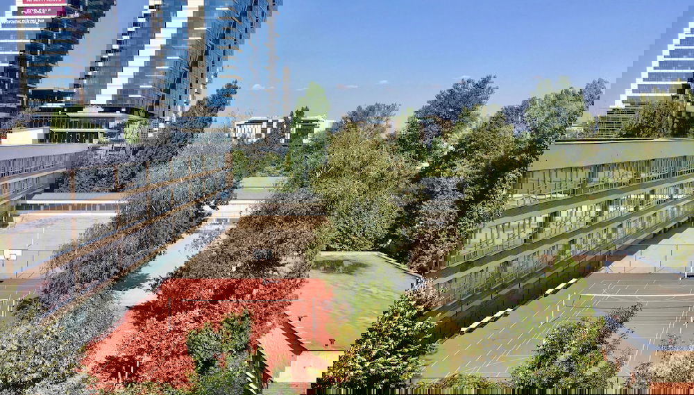 Blick von der Unterkunft