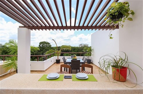 Photo 12 - 2-story Penthouse w Hot Tub Panoramic Jungle Views Charming Balcony in Bahia Principe