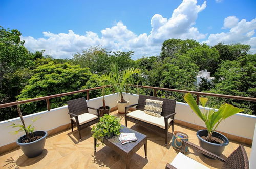 Photo 1 - 2-story Penthouse w Hot Tub Panoramic Jungle Views Charming Balcony in Bahia Principe