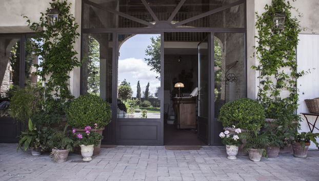 Interior entrance