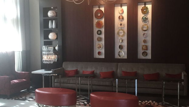 Lobby sitting area