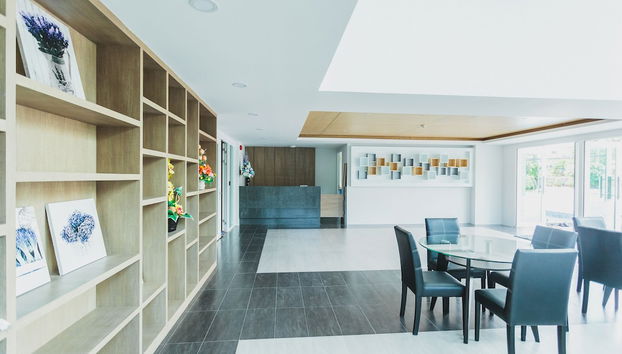 Sala de estar do lobby