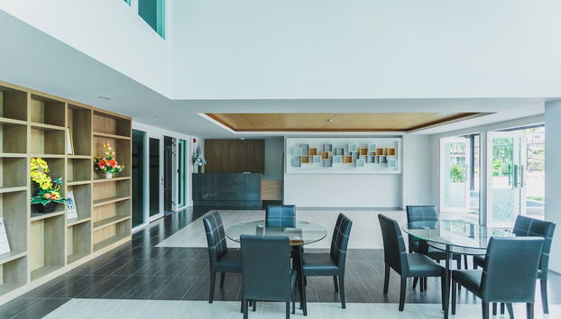 Sala de estar do lobby