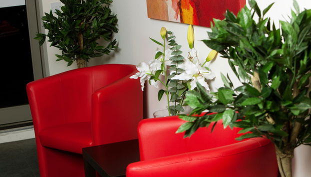 Sala de estar do lobby