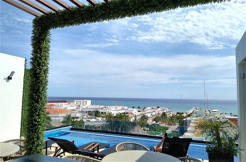 Photo 20 - Ocean View From the Rooftop Pool! Only one Block to the Beach, Studio for 2
