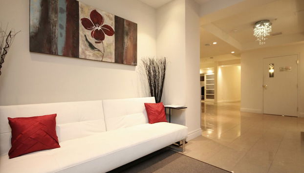 Lobby sitting area