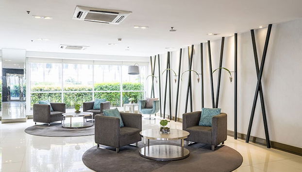 Sala de estar do lobby
