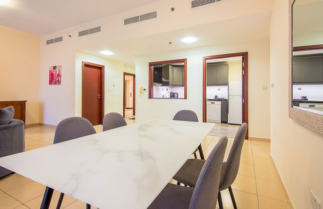 Jbr Very Cozy 2 Br Apartment High Floor Sea View - Foto 19