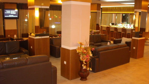 Zona de estar del vestíbulo