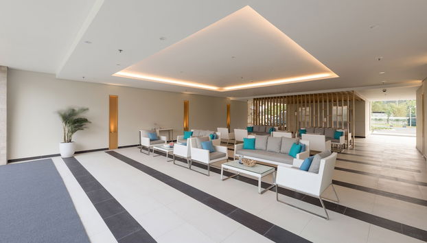 Zona de estar del vestíbulo