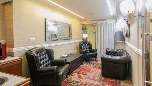 Lobby sitting area